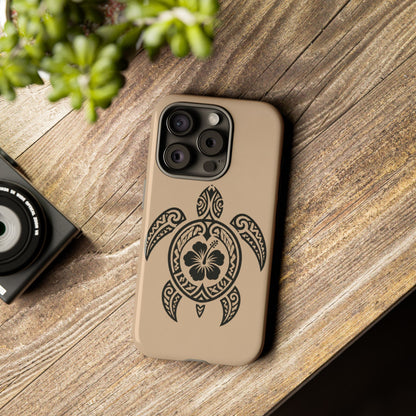 Polynesian Turtle Phone Case | Hawaiian Beach Tough Cover