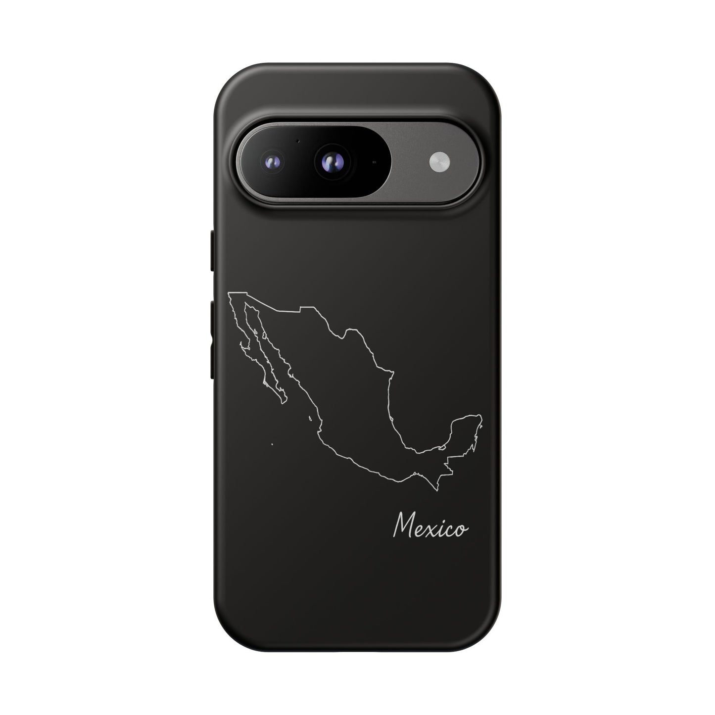 Mexico Outline Phone Case – Minimal Country Map Tough Case (iPhone, Samsung, Pixel)