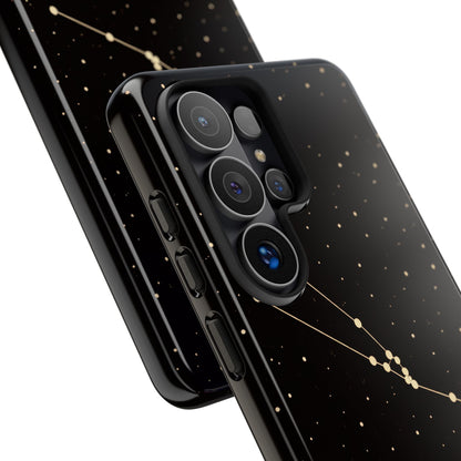 Taurus Zodiac Constellation Phone Case – Luxe Gold Celestial Cover