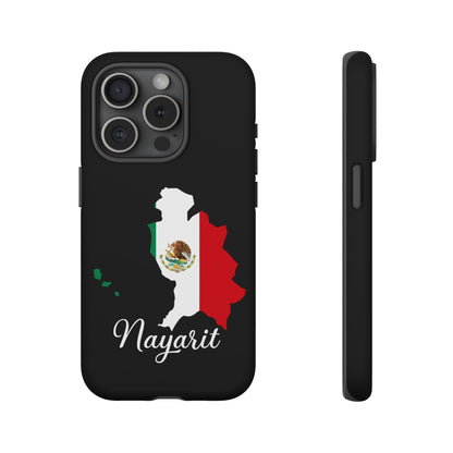 Nayarit Mexico Flag Map Phone Case | Mexican American Pride Tough Case for iPhone & Samsung