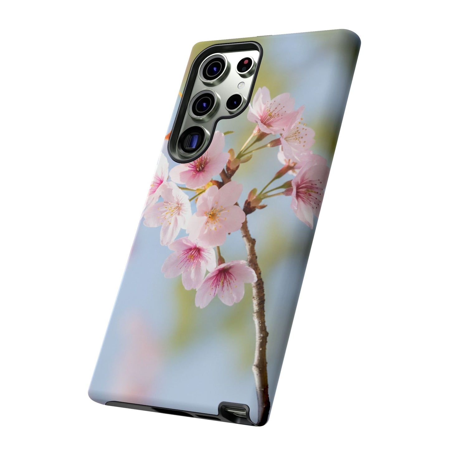 Cherry Blossom Phone Case – Pink Floral Tough Case (iPhone, Samsung Galaxy, Pixel)