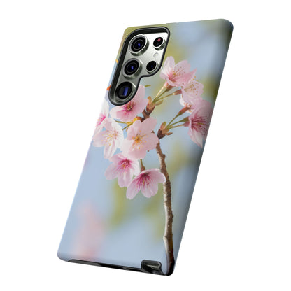 Cherry Blossom Phone Case – Pink Floral Tough Case (iPhone, Samsung Galaxy, Pixel)