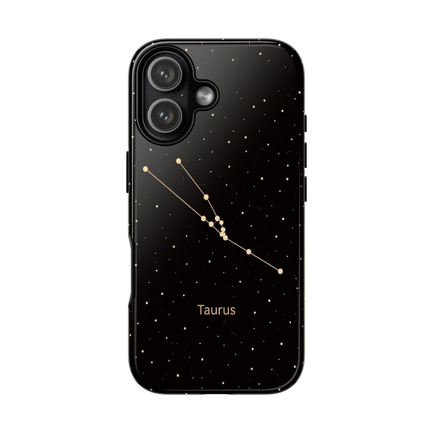 Taurus Zodiac Constellation Phone Case – Luxe Gold Celestial Cover