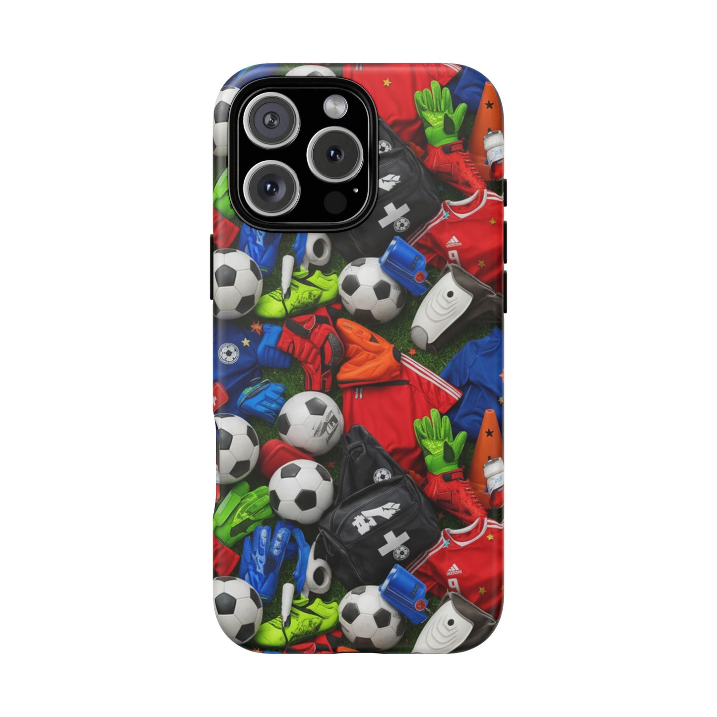Soccer Ball Pattern Phone Case – Sports Fan Tough Protective Game Day Case