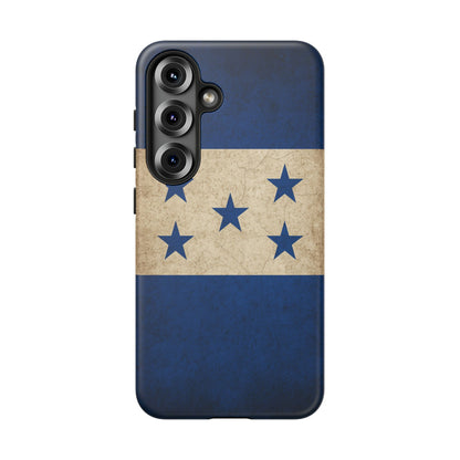 Honduras Flag Phone Case | Vintage Honduran Flag iPhone & Samsung Tough Protective Case