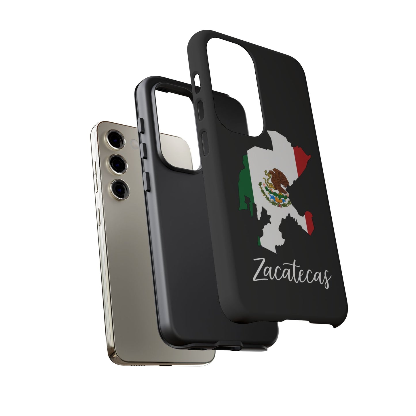 Zacatecas Mexico Flag Map Phone Case | Mexican American Pride Tough Case for iPhone & Samsung
