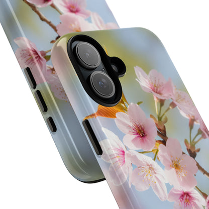 Cherry Blossom Phone Case – Pink Floral Tough Case (iPhone, Samsung Galaxy, Pixel)