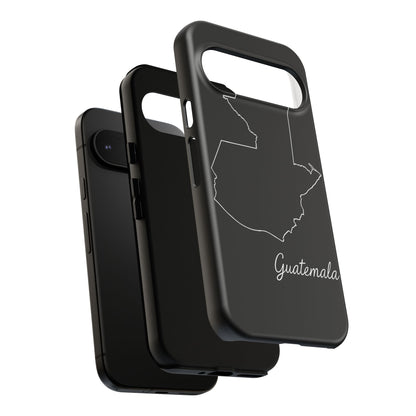 Guatemala Outline Phone Case – Minimal Country Map Tough Case (iPhone, Samsung, Pixel)