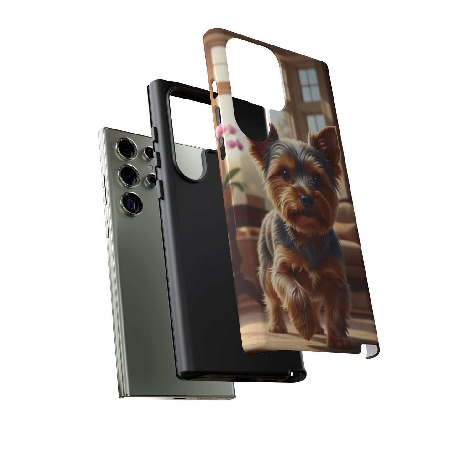 Yorkshire Terrier Phone Case – Cute Yorkie Puppy Tough Case (iPhone, Samsung, Pixel)