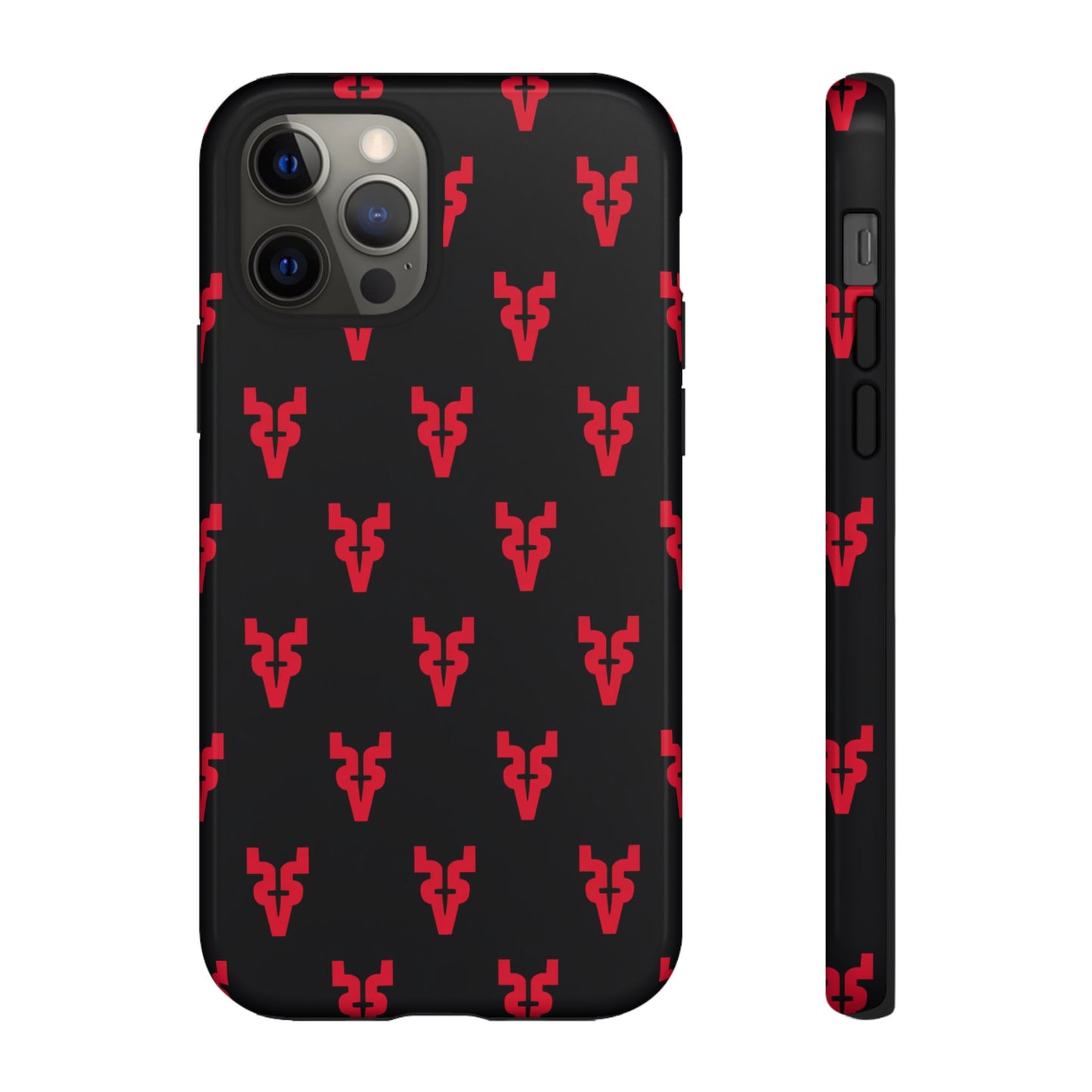 Mazatlán Bull Phone Case – Black Red Streetwear Tough Shockproof Cover