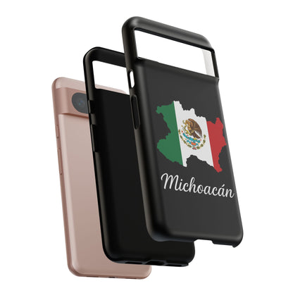 Michoacán Mexico Flag Map Phone Case | Mexican American Pride Tough Case for iPhone & Samsung