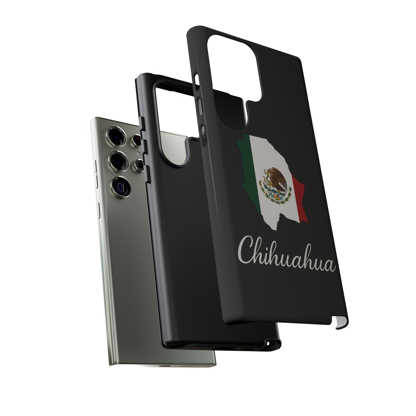 Chihuahua Mexico Flag Map Phone Case | Mexican American Pride Tough Case for iPhone & Samsung