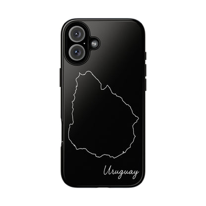 Uruguay Outline Phone Case – Minimal Country Map Tough Case (iPhone, Samsung, Pixel)