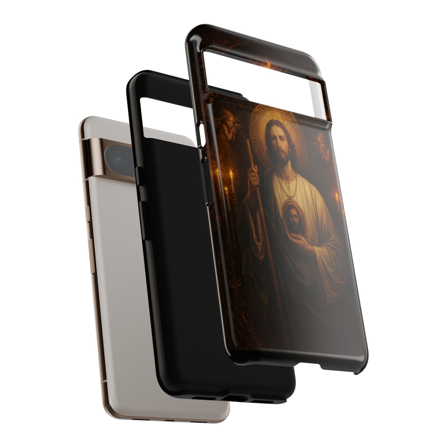 San Judas Phone Case Saint Jude Catholic Saint Religious Art Portrait Tough
