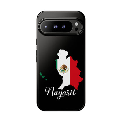 Nayarit Mexico Flag Map Phone Case | Mexican American Pride Tough Case for iPhone & Samsung