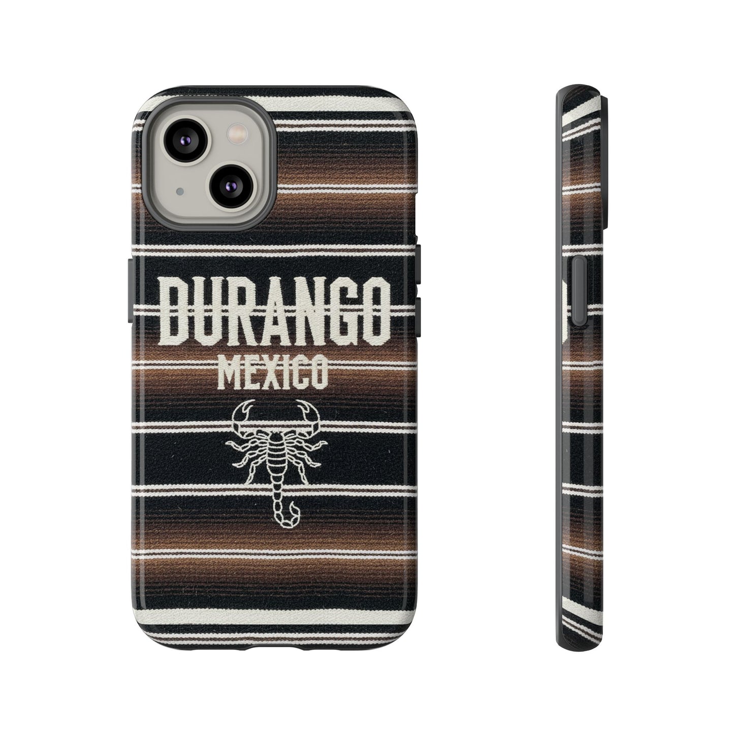Durango Mexico Phone Case | Serape Scorpion Western Design | Mexican Heritage Tough Case for iPhone & Samsung