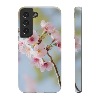 Cherry Blossom Phone Case – Pink Floral Tough Case (iPhone, Samsung Galaxy, Pixel)