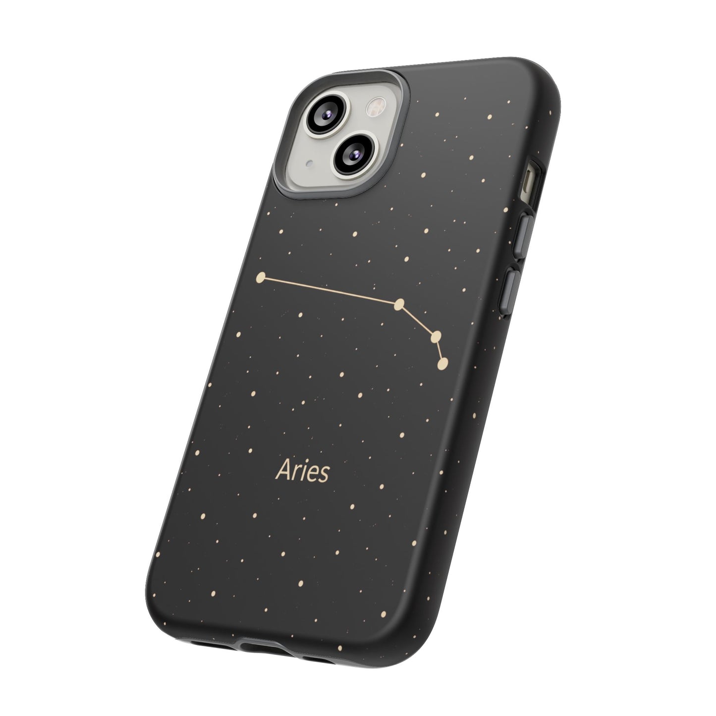Aries Zodiac Constellation Phone Case – Luxe Gold Celestial Cover