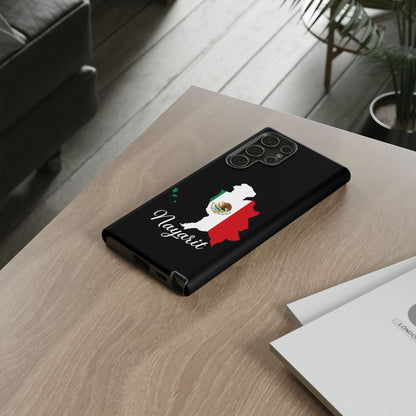 Nayarit Mexico Flag Map Phone Case | Mexican American Pride Tough Case for iPhone & Samsung