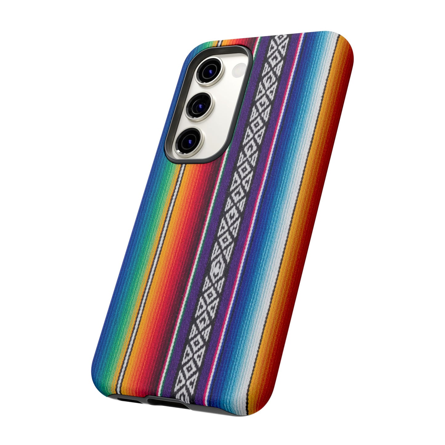 Serape Stripe Phone Case – Colorful Mexican Blanket Pattern Tough Case