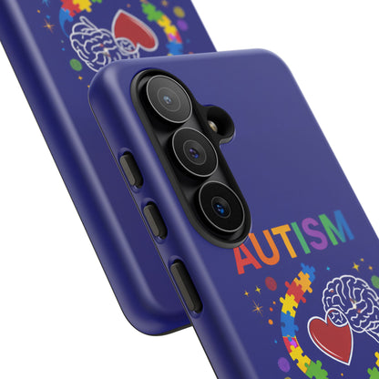 Autism Awareness Tough Case – "Love Connects All Pieces" Phone Case for Iphone, Samsung Galaxy and Pixel