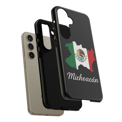 Michoacán Mexico Flag Map Phone Case | Mexican American Pride Tough Case for iPhone & Samsung