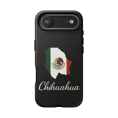 Chihuahua Mexico Flag Map Phone Case | Mexican American Pride Tough Case for iPhone & Samsung