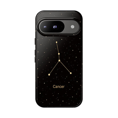 Cancer Zodiac Constellation Phone Case – Luxe Gold Celestial Cover