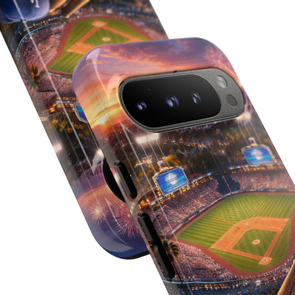 Baseball Sunset Stadium Phone Case LA Game Day Sports Aesthetic Case