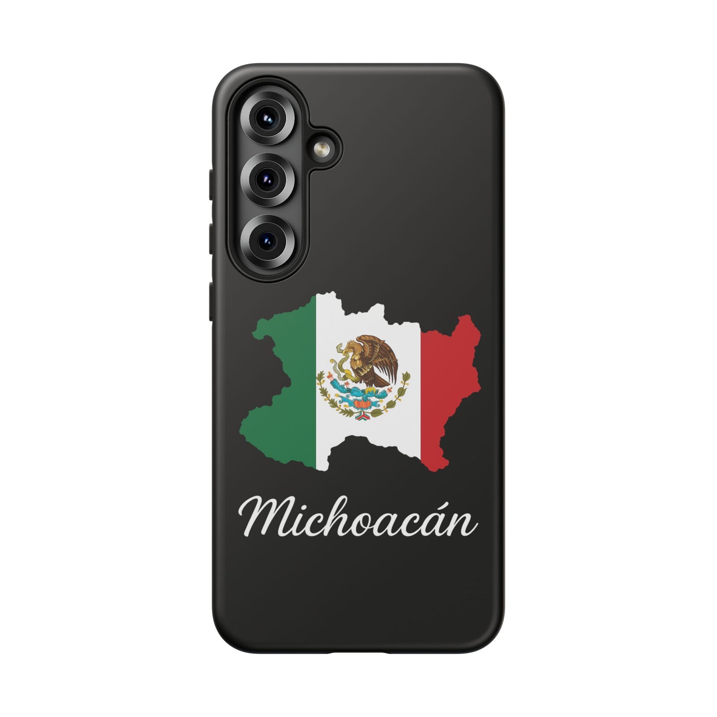 Michoacán Mexico Flag Map Phone Case | Mexican American Pride Tough Case for iPhone & Samsung