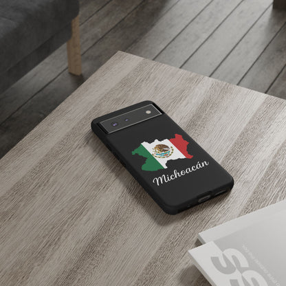 Michoacán Mexico Flag Map Phone Case | Mexican American Pride Tough Case for iPhone & Samsung