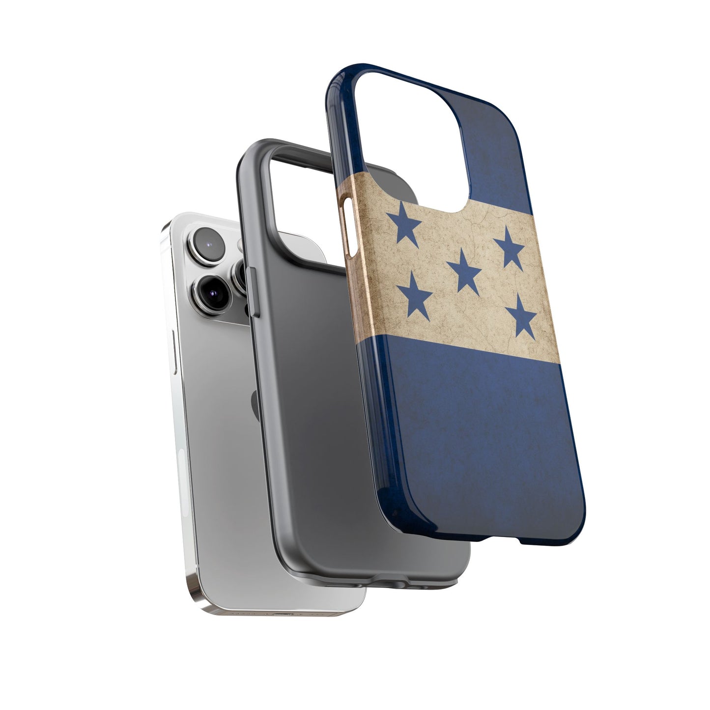 Honduras Flag Phone Case | Vintage Honduran Flag iPhone & Samsung Tough Protective Case