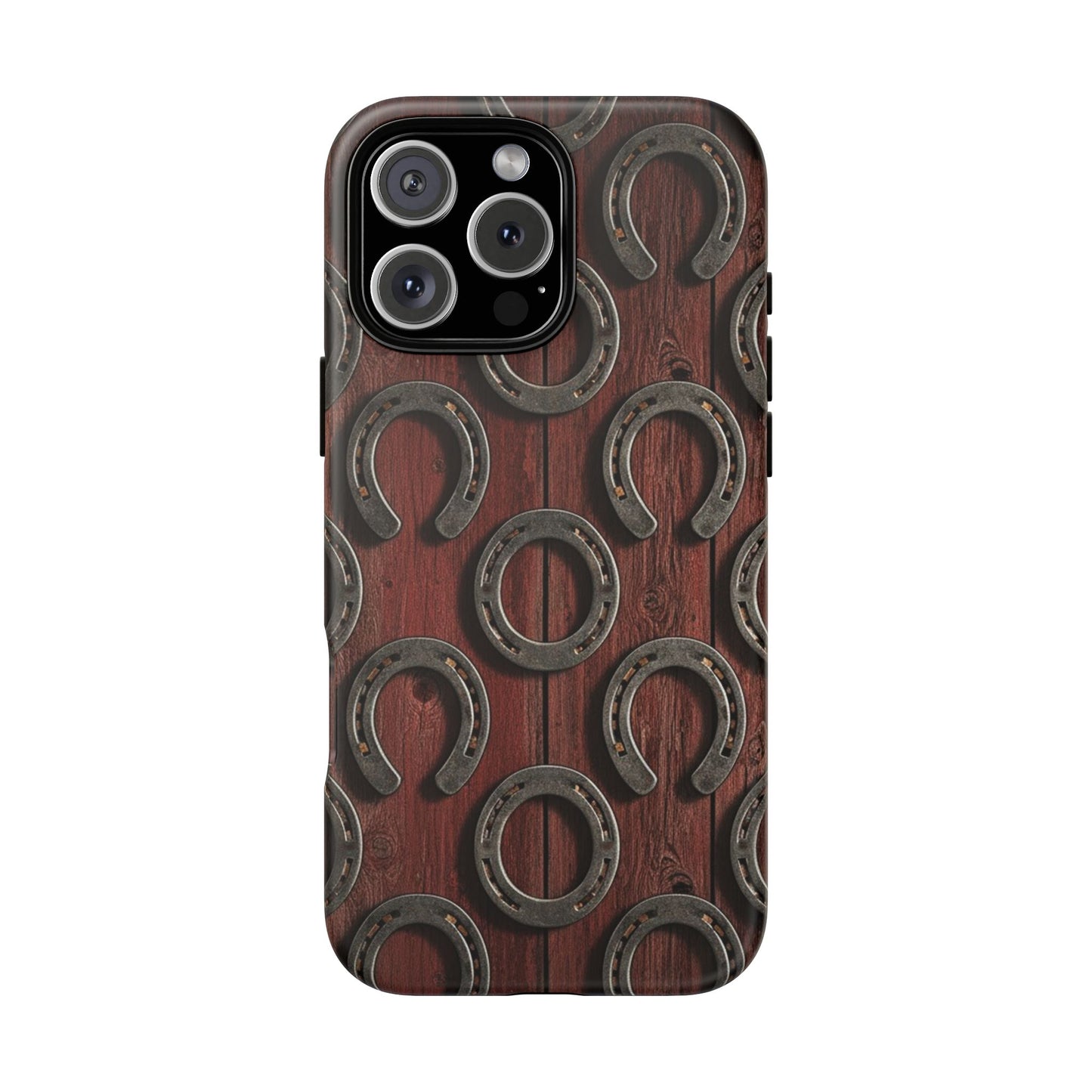 Rustic Horseshoe Western Phone Case – Cowboy Country Ranch Tough Case