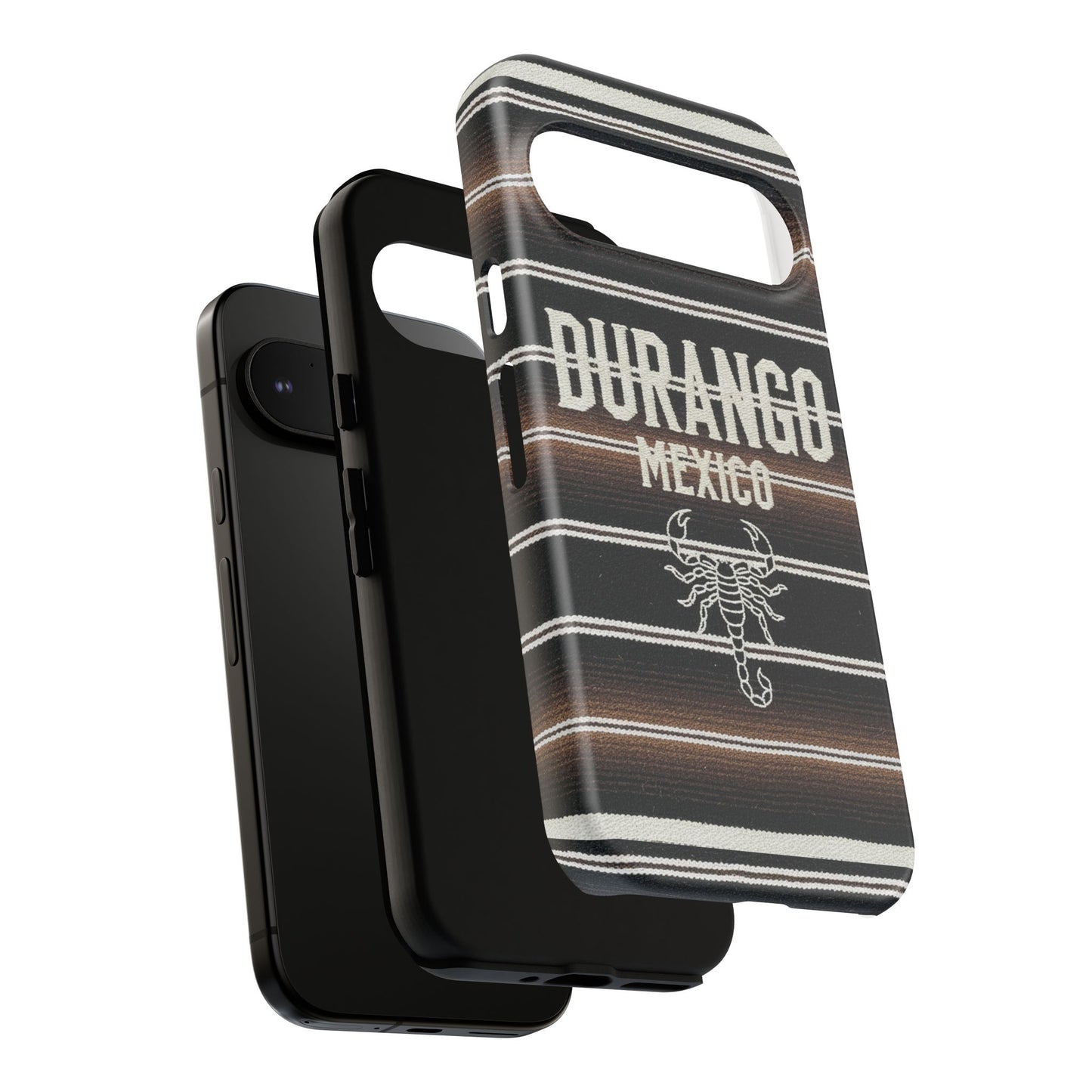 Durango Mexico Phone Case | Serape Scorpion Western Design | Mexican Heritage Tough Case for iPhone & Samsung