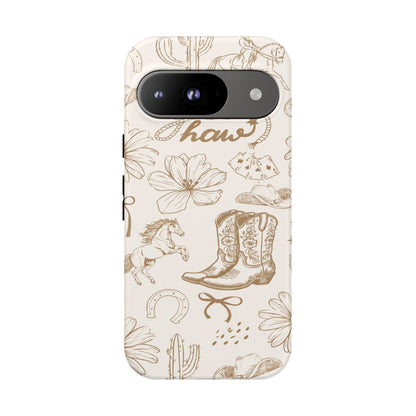 Western Cowgirl Phone Case for iPhone Samsung Galaxy Pixel Tough Case