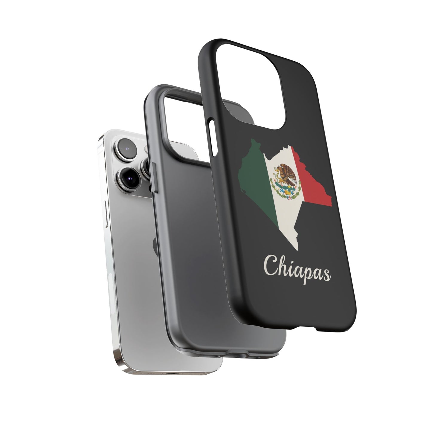 Chiapas Mexico Flag Map Phone Case | Mexican American Pride Tough Case for iPhone & Samsung