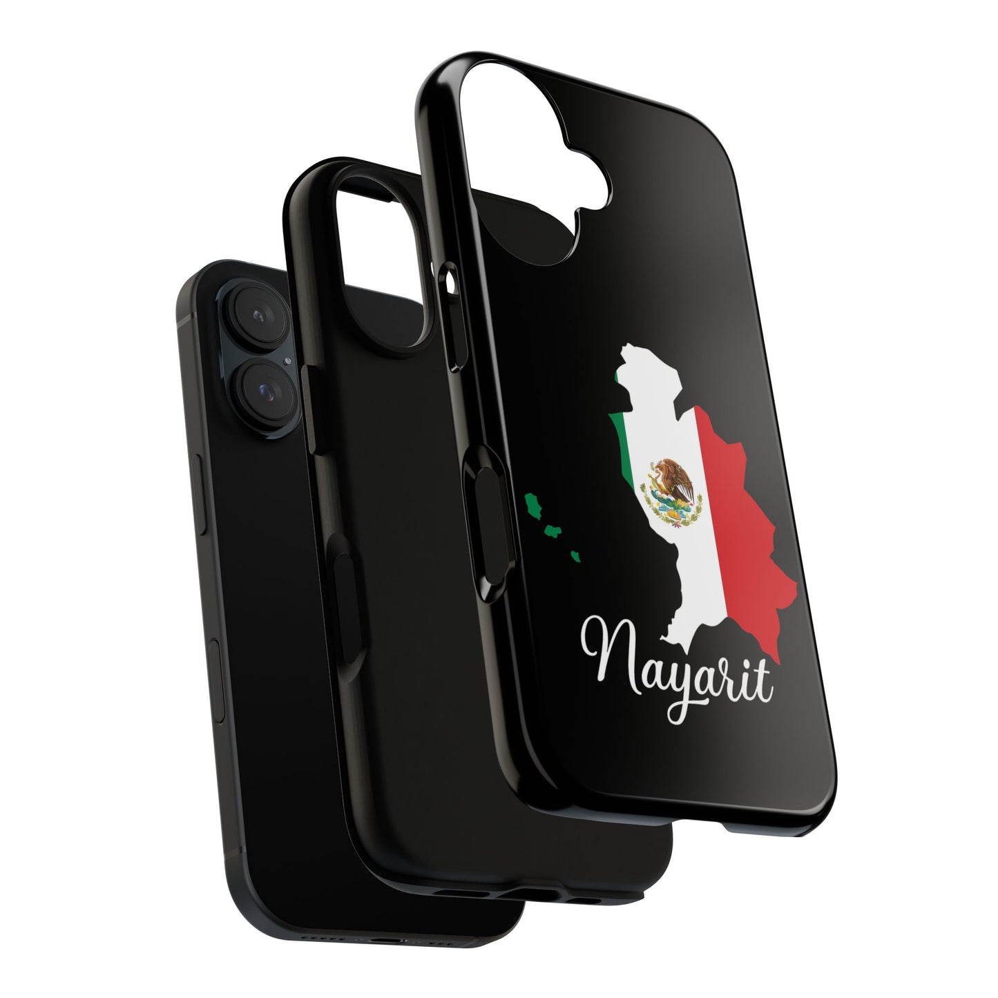 Nayarit Mexico Flag Map Phone Case | Mexican American Pride Tough Case for iPhone & Samsung