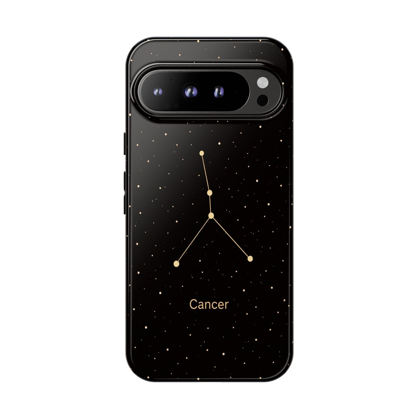 Cancer Zodiac Constellation Phone Case – Luxe Gold Celestial Cover