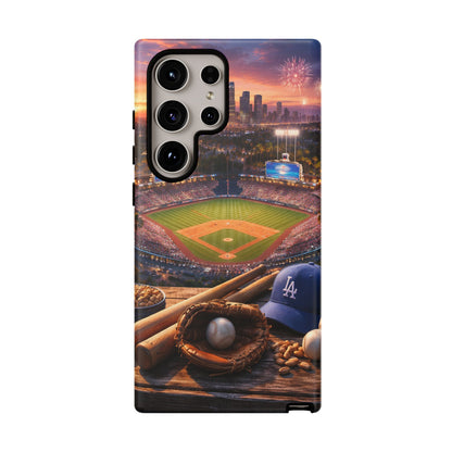 Baseball Sunset Stadium Phone Case LA Game Day Sports Aesthetic Case