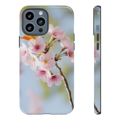 Cherry Blossom Phone Case – Pink Floral Tough Case (iPhone, Samsung Galaxy, Pixel)
