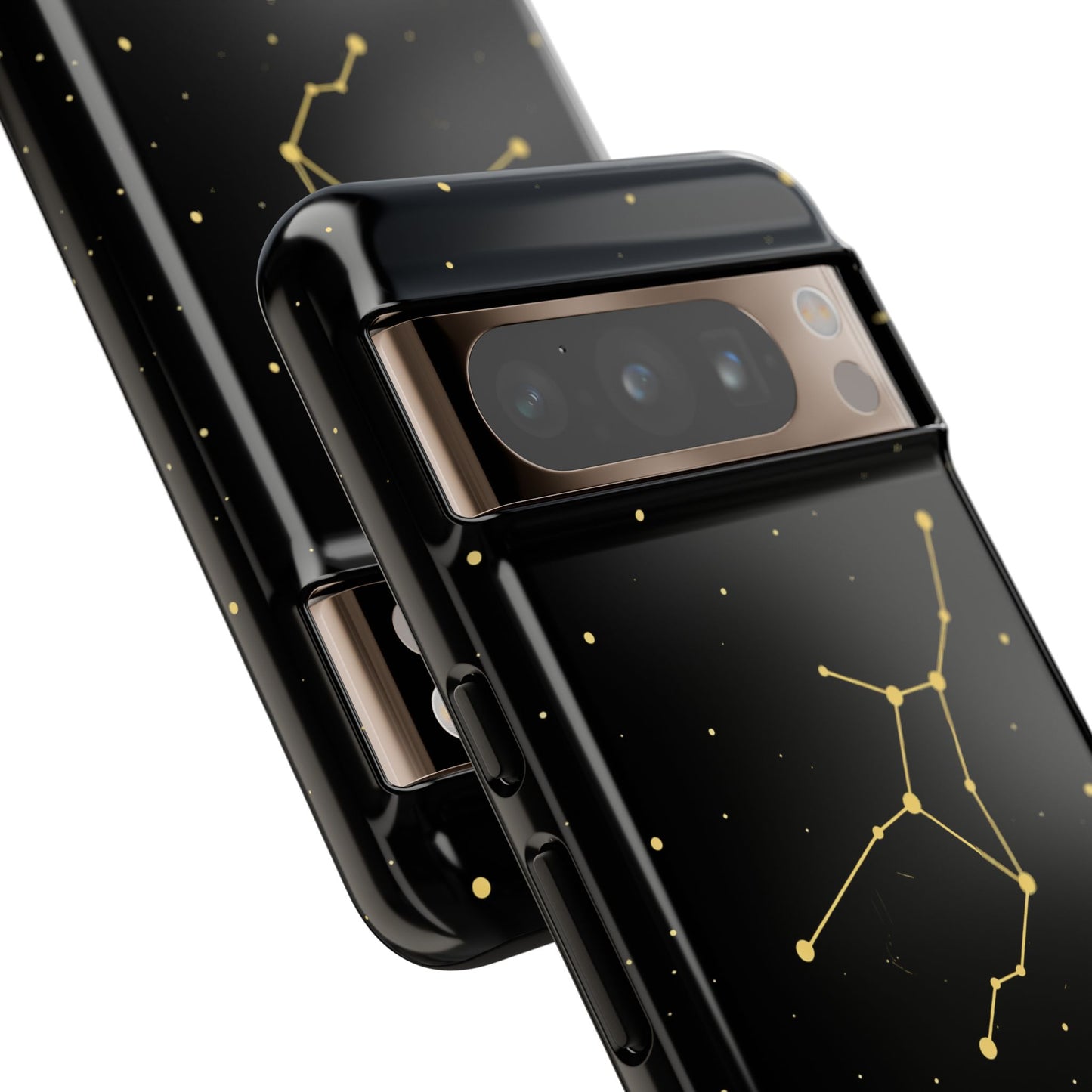 Virgo Zodiac Constellation Phone Case – Luxe Gold Celestial Cover