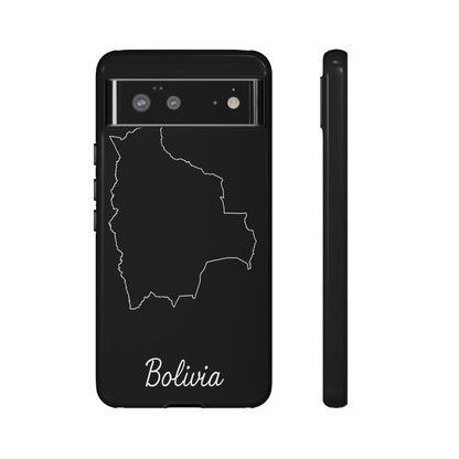 Bolivia Outline Phone Case – Minimal Country Map Tough Cover