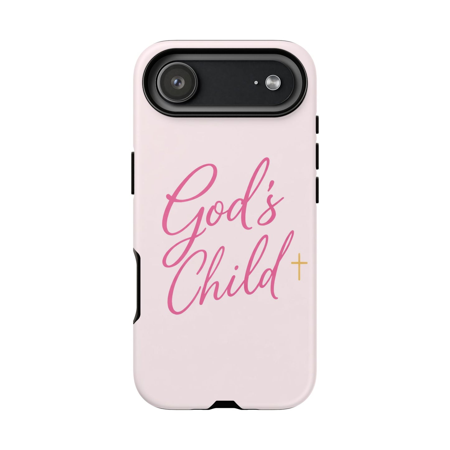 Gods Child Phone Case Christian Pink Aesthetic Tough iPhone Case