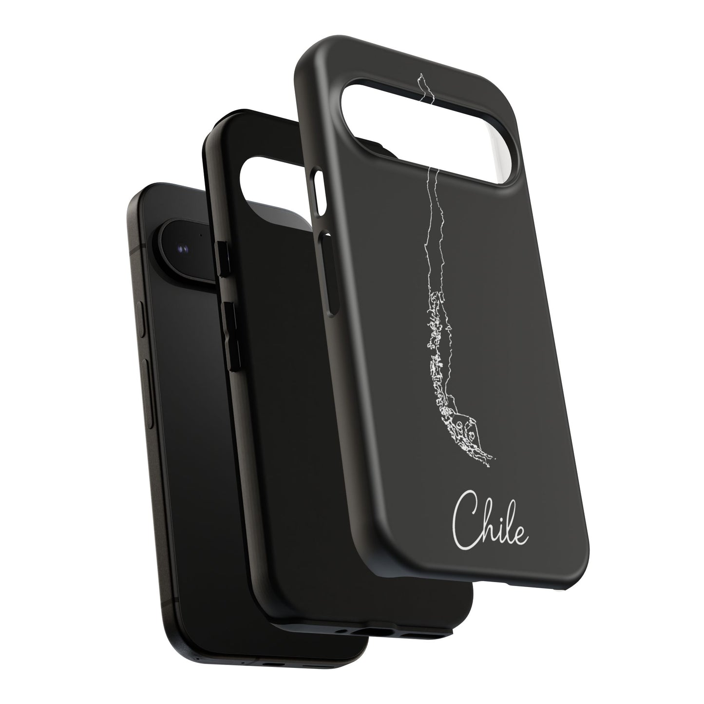 Chile Outline Phone Case – Minimal Country Map Tough Case (iPhone, Samsung, Pixel)