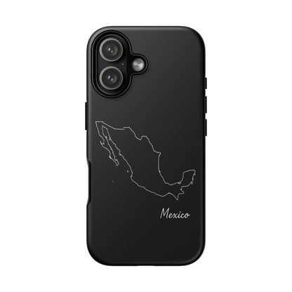 Mexico Outline Phone Case – Minimal Country Map Tough Case (iPhone, Samsung, Pixel)