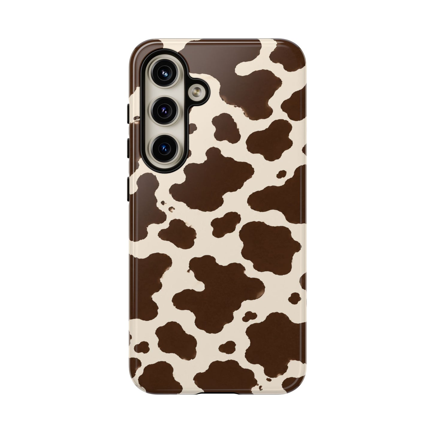Western Cow Print Tough Phone Case for iPhone Samsung Galaxy Pixel