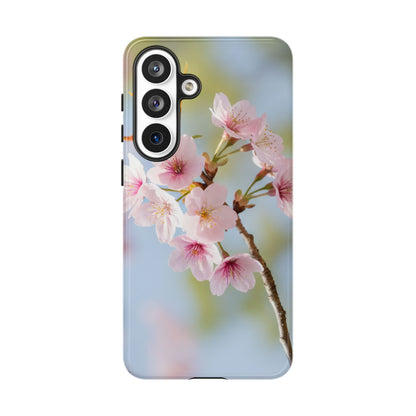 Cherry Blossom Phone Case – Pink Floral Tough Case (iPhone, Samsung Galaxy, Pixel)