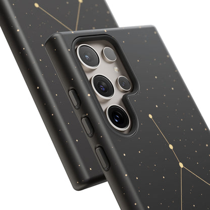 Cancer Zodiac Constellation Phone Case – Luxe Gold Celestial Cover