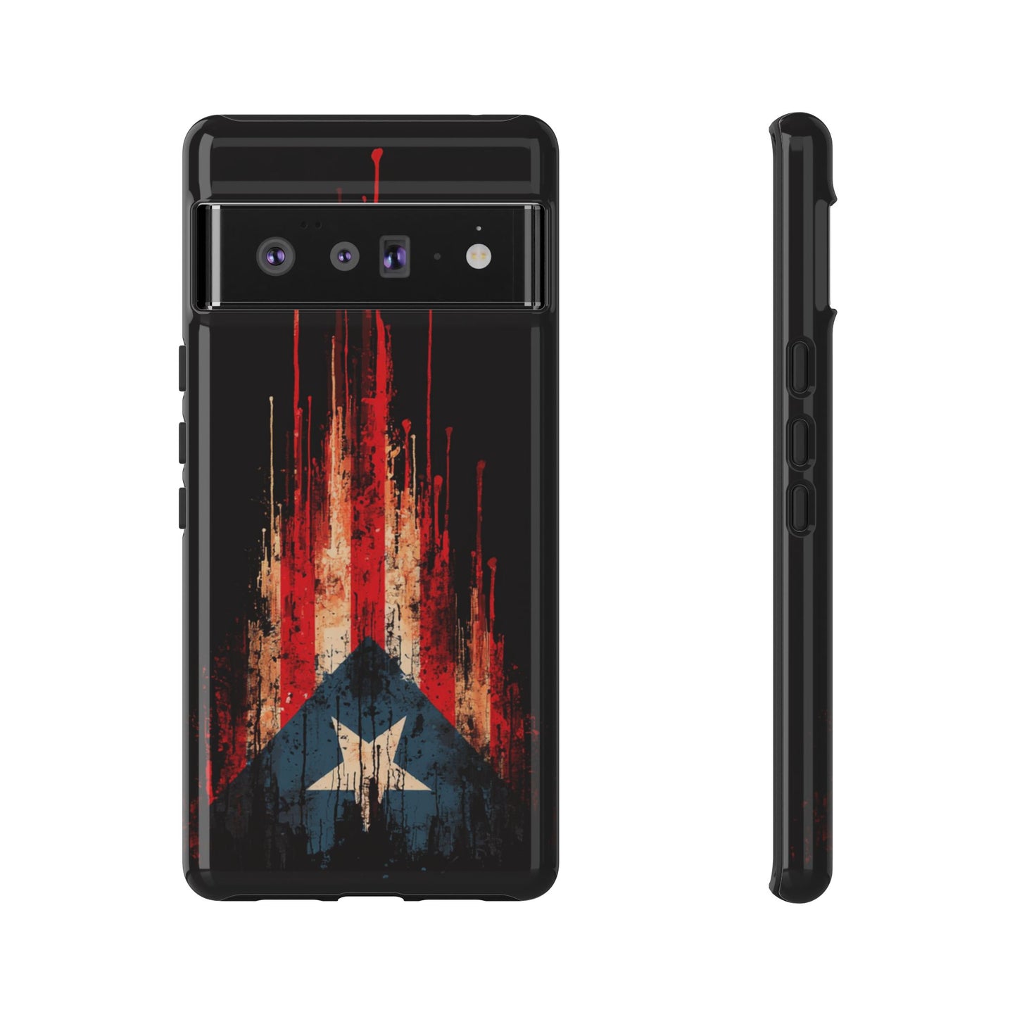 Puerto Rico Flag Phone Case | Distressed Puerto Rican Flag Tough Case | Boricua Pride Protective iPhone Samsung Cover
