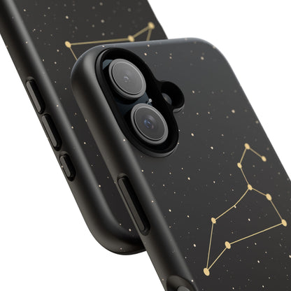 Leo Zodiac Constellation Phone Case – Luxe Gold Celestial Cover